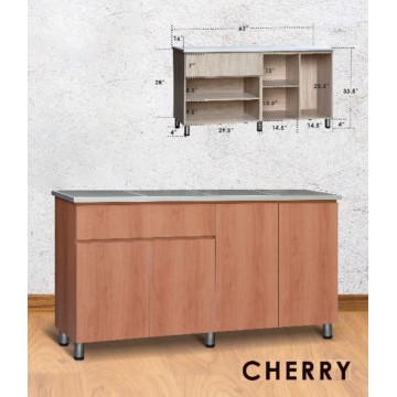 Kitchen Cabinet KC1116H (Solid Plywood)